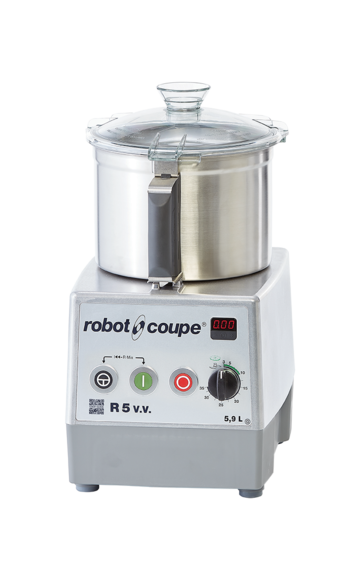 Robot Coupe R 5 V.V. - Cutter Mixer - 5.9L Stainless Bowl - Variable Speed