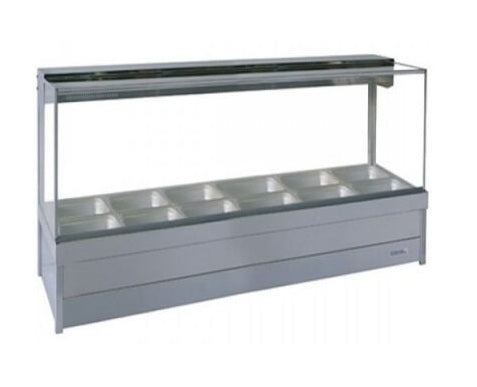 Roband S26 SQUARE GLASS FOOD BAR WITH 65MM PANS