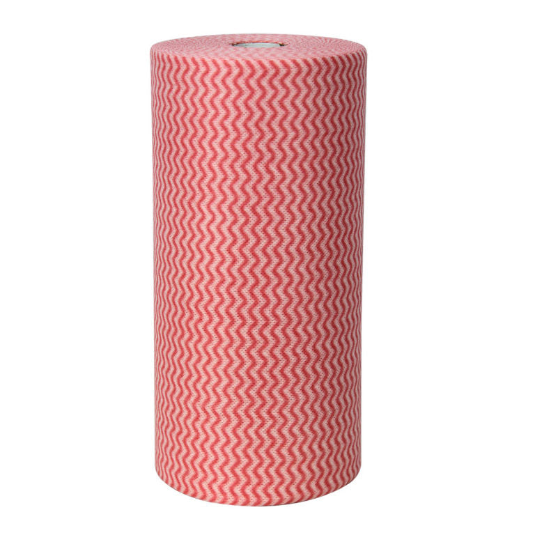 Premium Wipes Red 50 x 30cm Roll