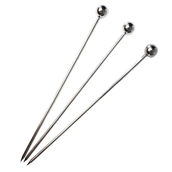 Metal Cocktail Pick Stainless Steel - Pack of 10