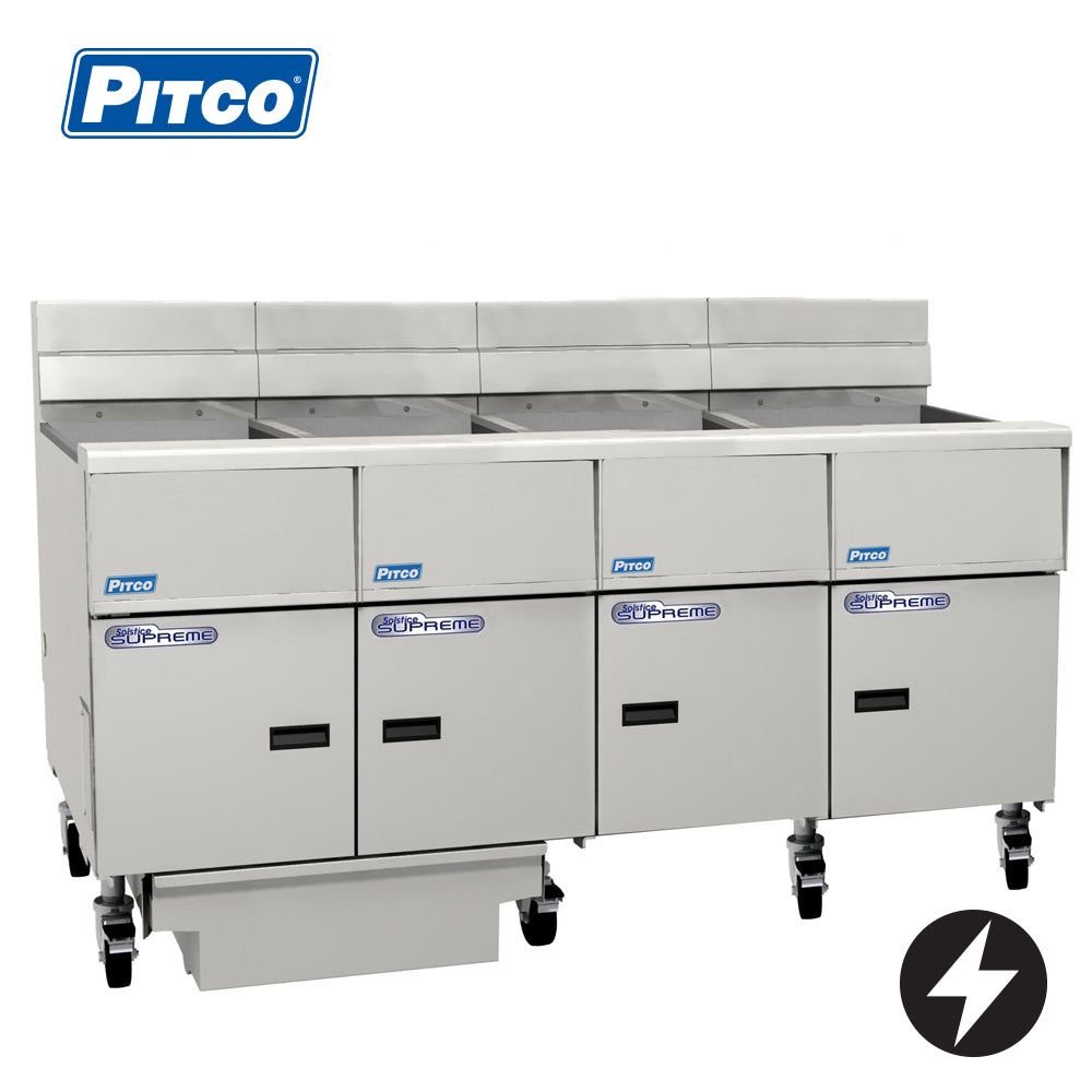 PITCO Electric Filter Fryer 4 Bank 8 Basket