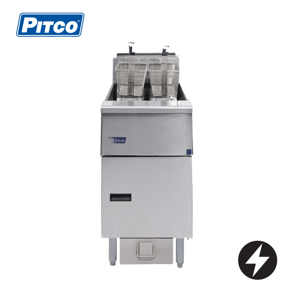 PITCO Electric Filter Fryer Single Pan 2 Basket