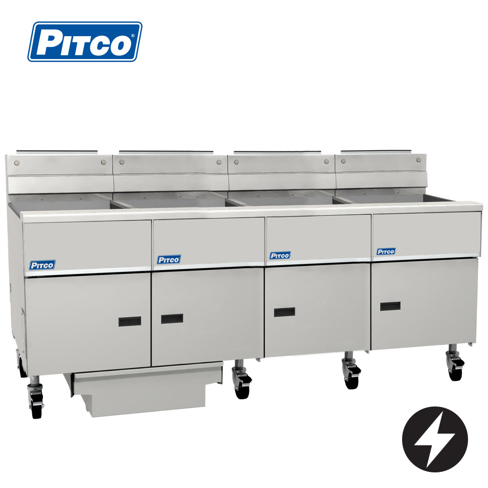 PITCO Electric Filter Fryer 4 Bank 12 Basket