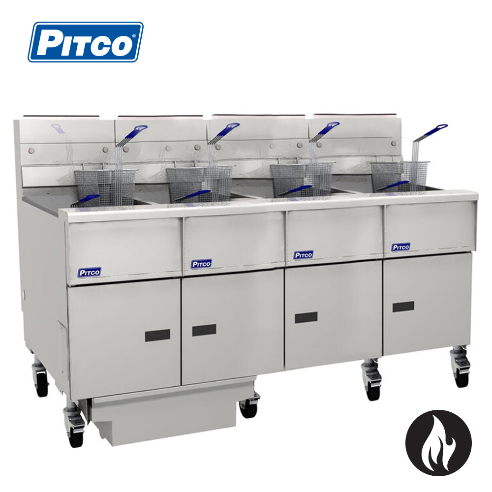 PITCO Filter Fryer 4 Bank 8 Basket