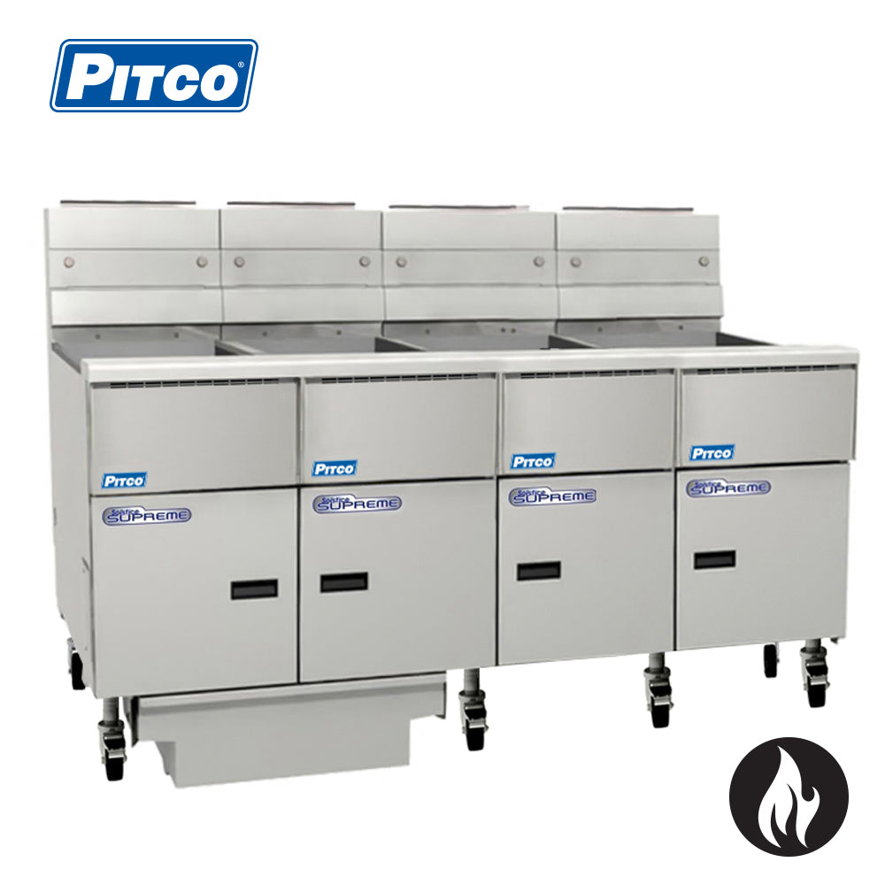 PITCO Solstice Filtration Fryer 4 Bank 8 Basket