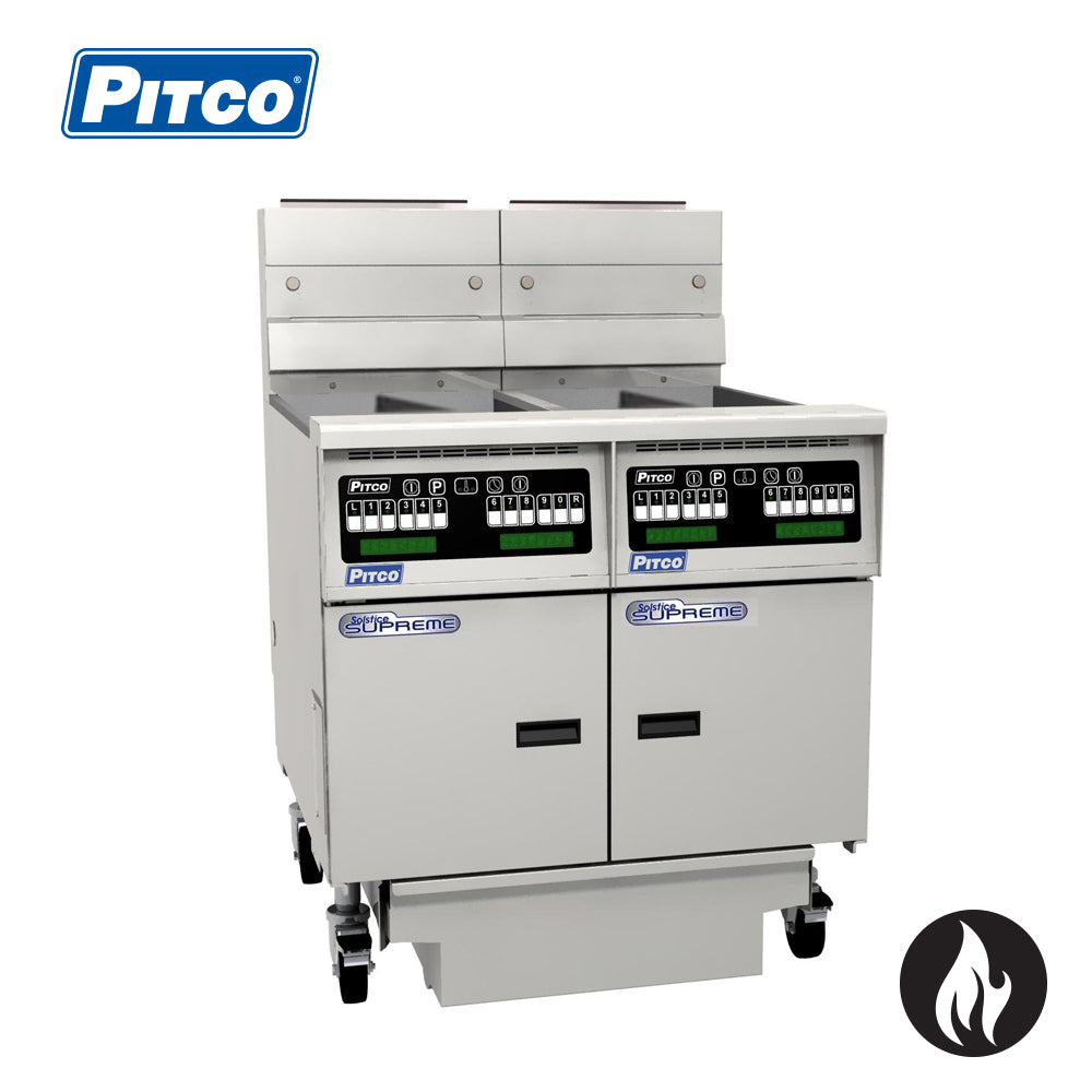 PITCO Solstice Filter Fryer Split Pan 2 Basket (Computer Controller)