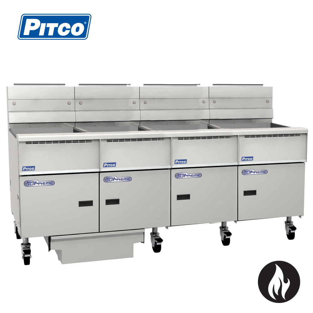 PITCO Solstice Filter Fryer 4 bank 12 Basket