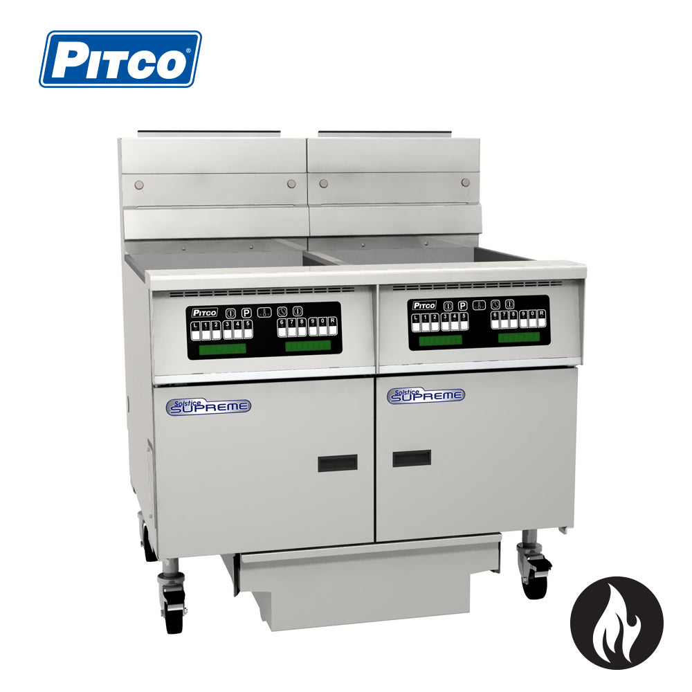 PITCO Solstice Filter Fryer 2 bank 6 Basket (Computer Controller)