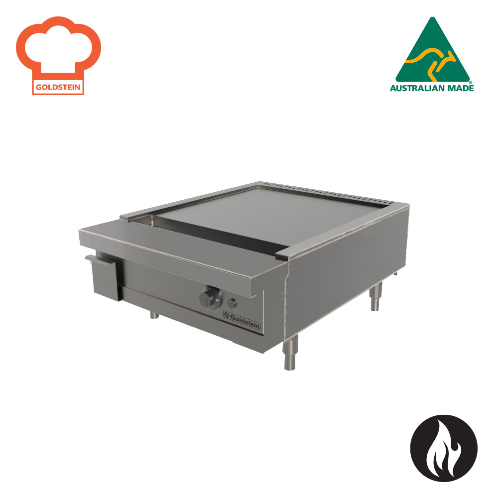 GOLDSTEIN Teppanyaki Plate one heavy cast iron ring burner plate size 532 x 524 x 20 mm