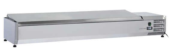 1800 Refrigerated Ingredient Well Stainless Steel Excludes Pans