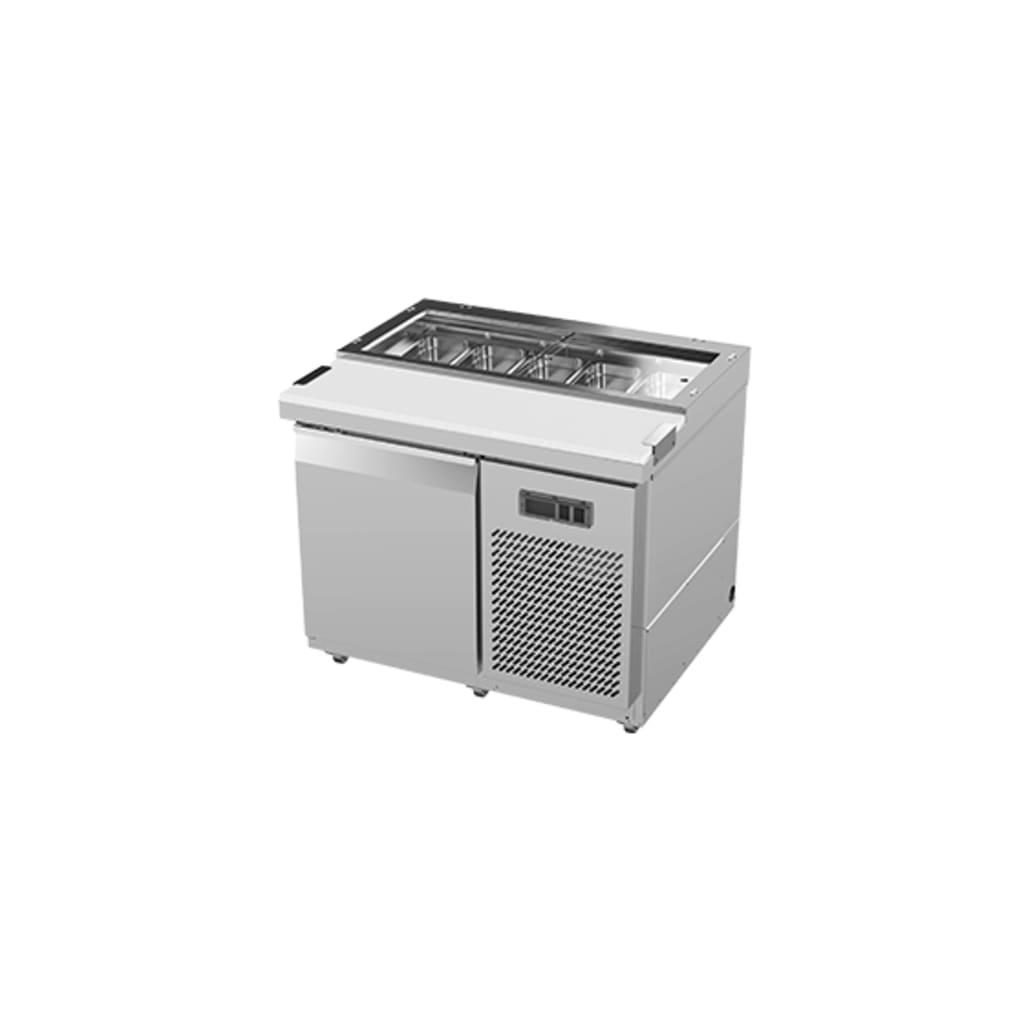Airex 3 x Solid Doors Capacity - 13 x 1/3 GN, 100mm deep pans
