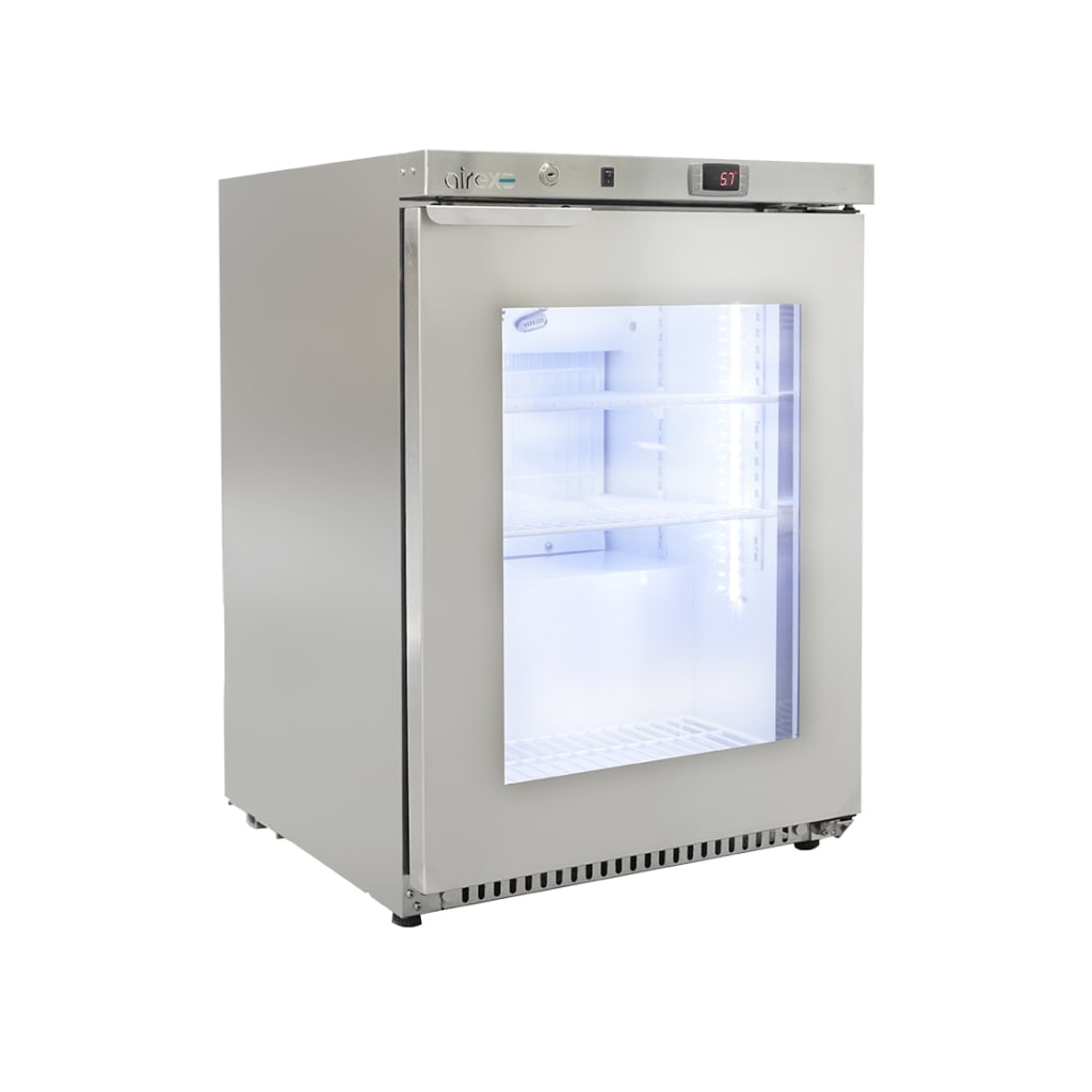 Airex 1 x Glass Door Refrigerator Net Capacity - 77 Litres