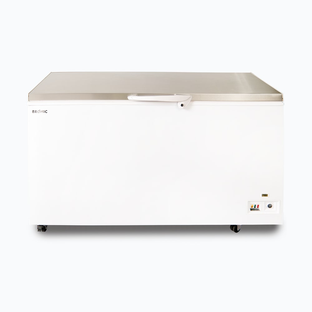 Chest Freezer Flat Top Stainless Steel 492L