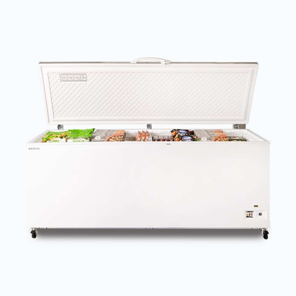 Chest Freezer Flat Top Stainless Steel 675L