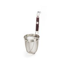 Mesh Noodle Basket Wood Handle