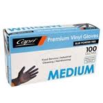 CAPRI GLOVE BLUE VINYL MEDIUM POWDER FREE