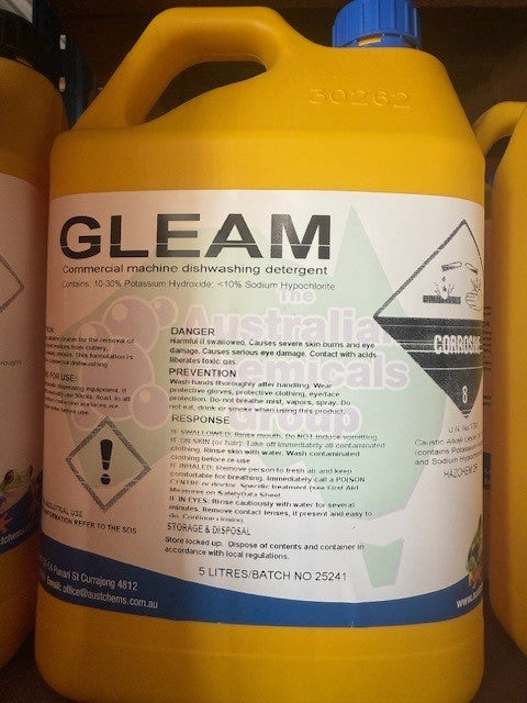 Gleam Dishmachine Liquid 5l