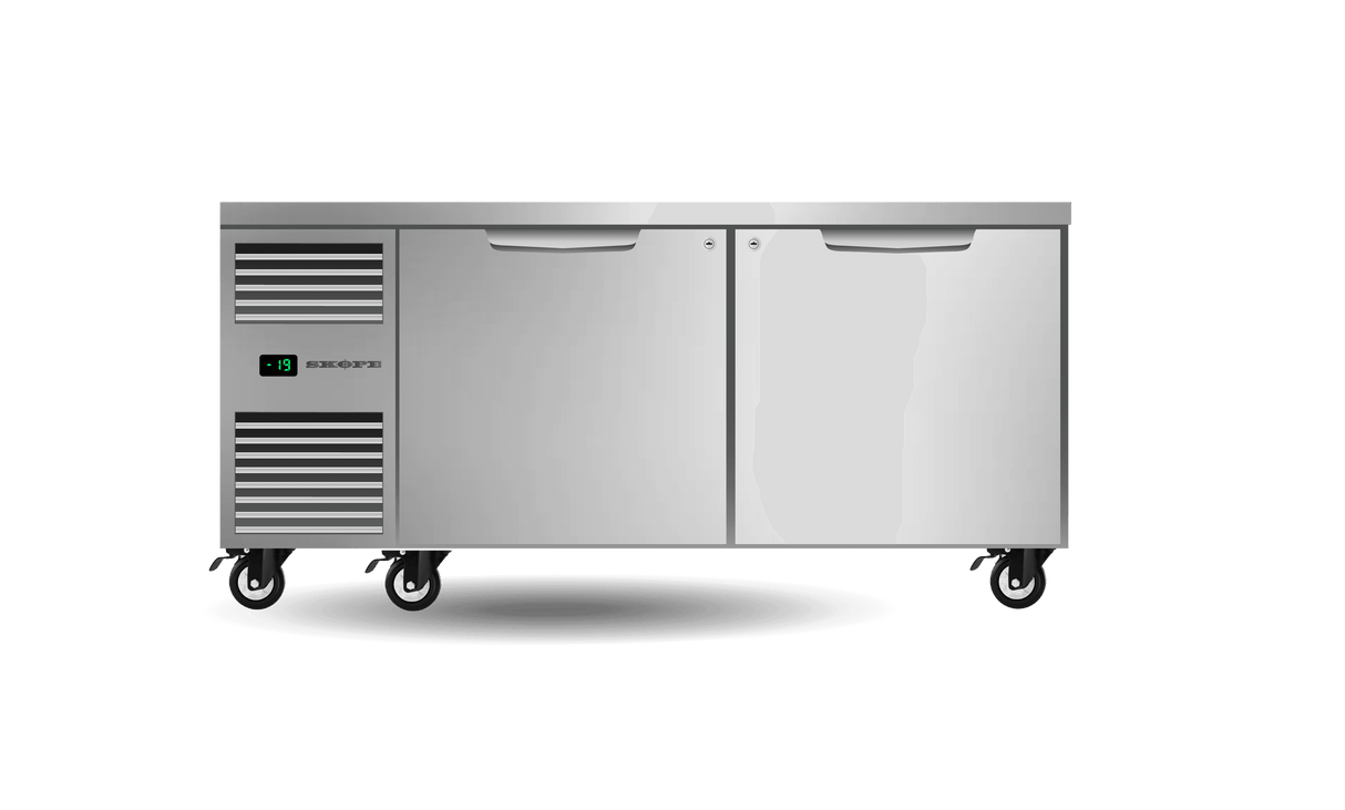 ProSpec 2/1 Underbench Freezer 2 Door