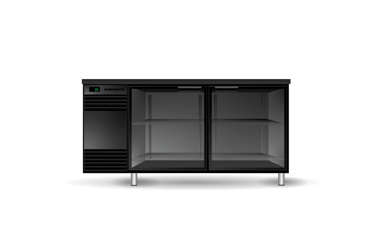 Backbar Glass Chiller 2 Door