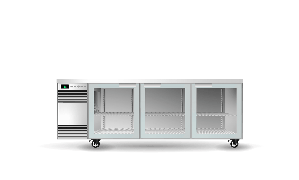 BackBar SlimLine 3 Glass Door