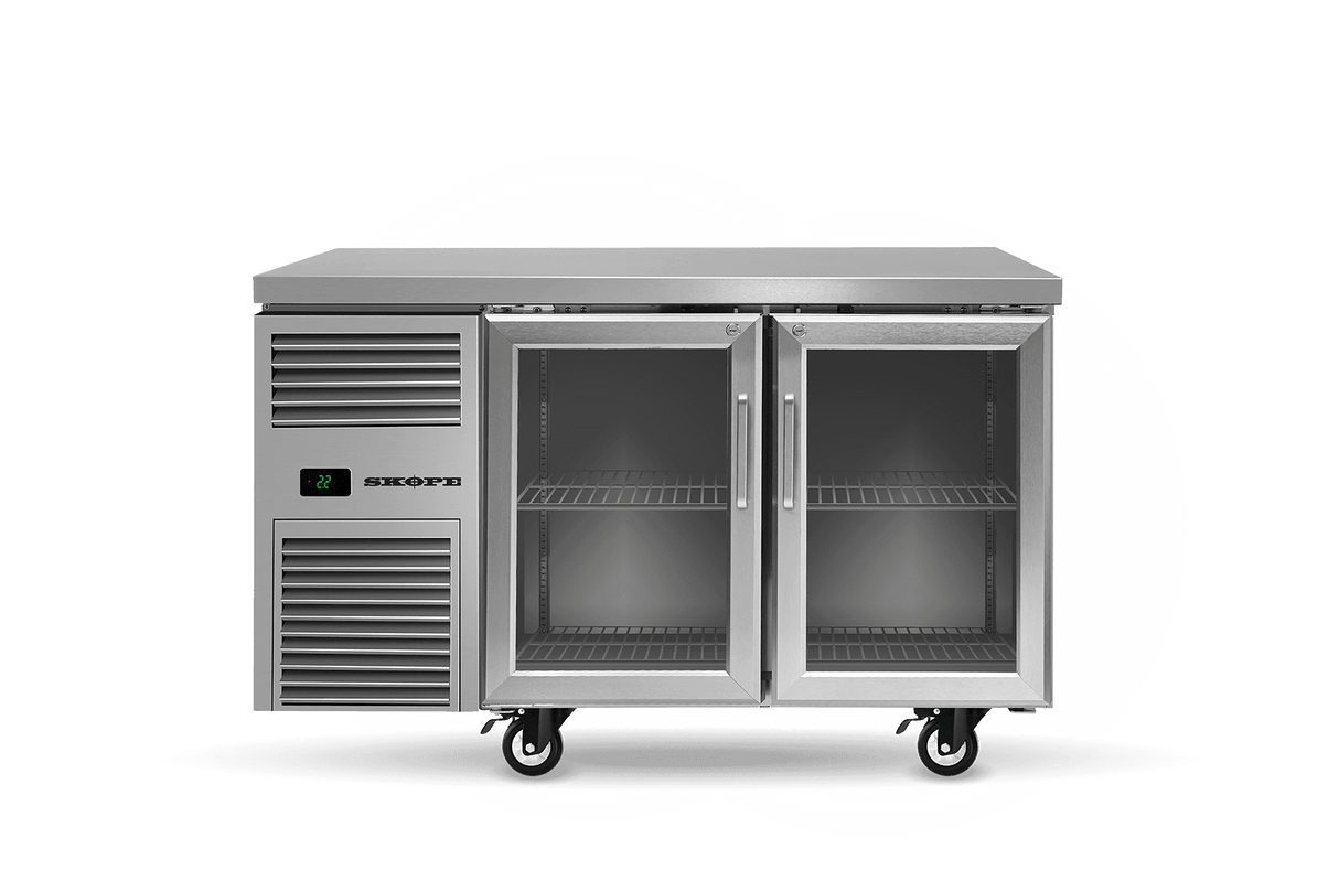 ReFlex Underbench Fridge 2 Glass Door