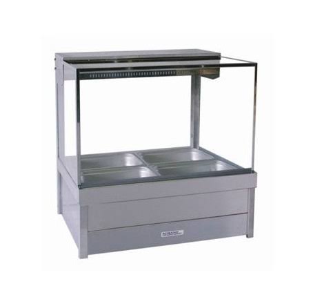 Roband S22 SQUARE GLASS FOOD BAR WITH 65MM PANS