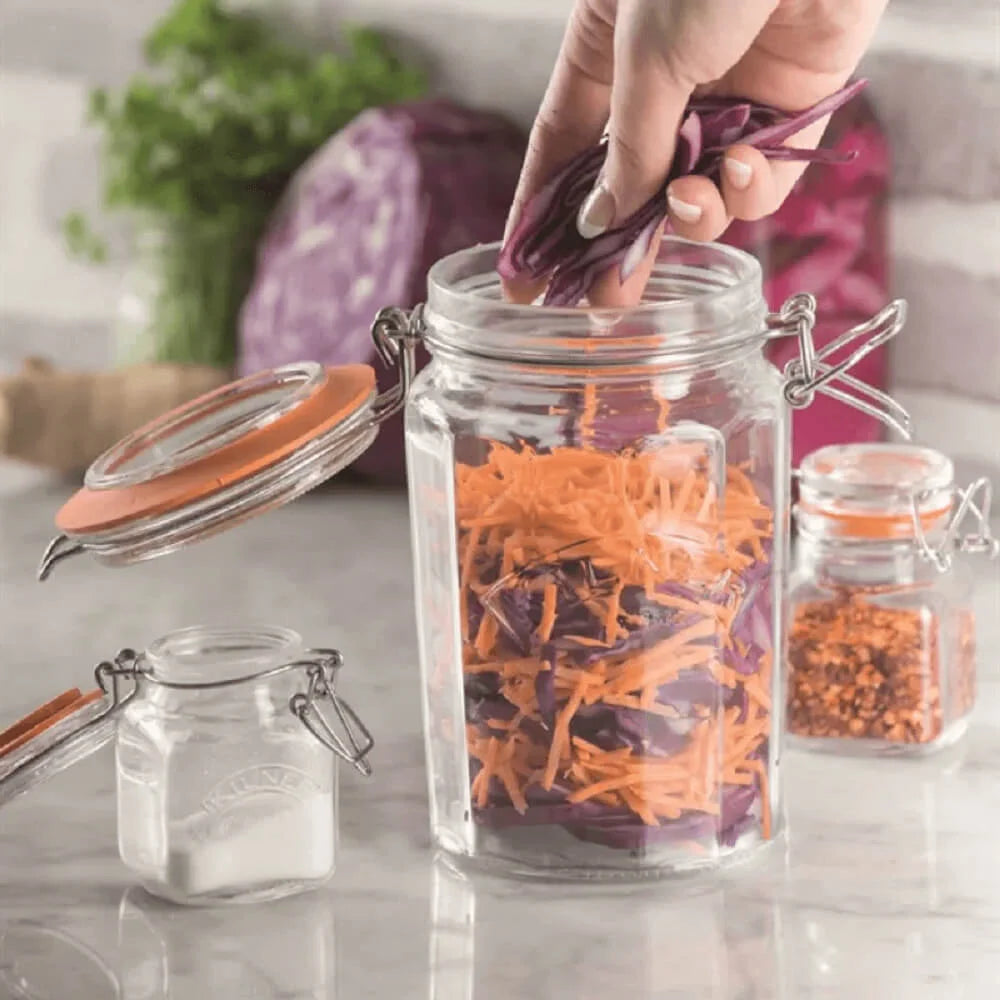 Kilner® Facetted Cllip Top Jar