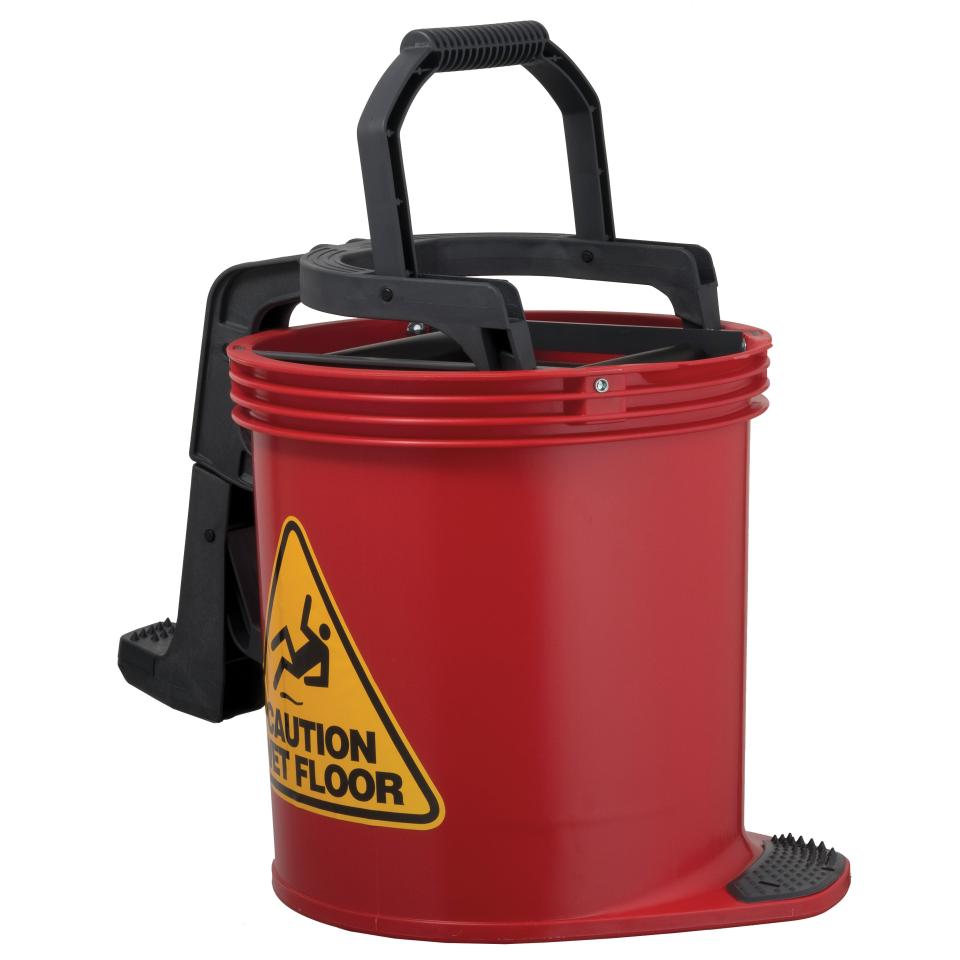 Duraclean Contractor Wringer Bucket 15l Red
