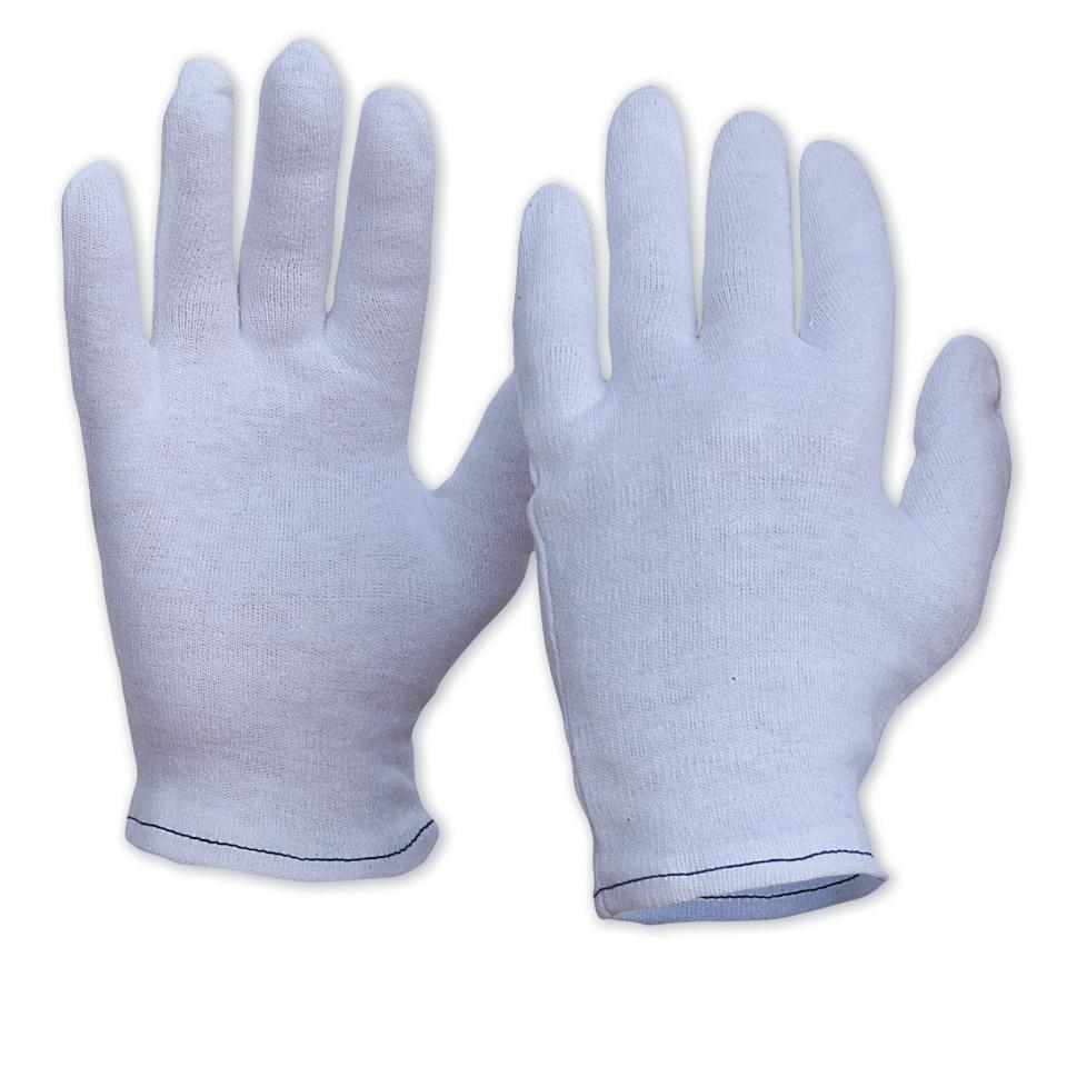 Gloves Cotton Hemmed Cuff (Pair)