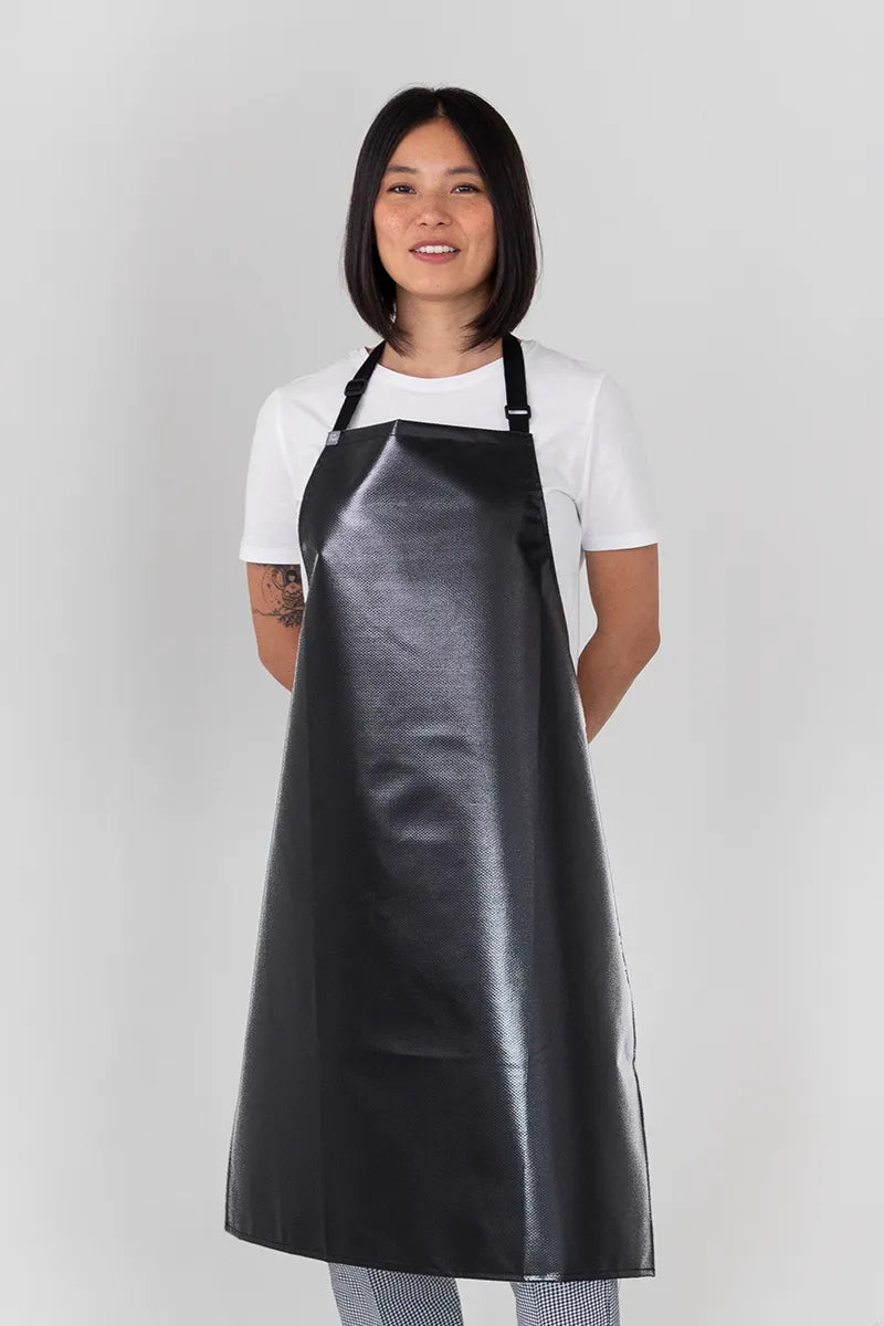 PVC Black Bib Apron
