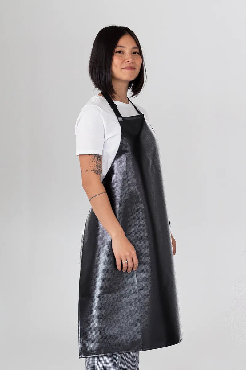 PVC Black Bib Apron