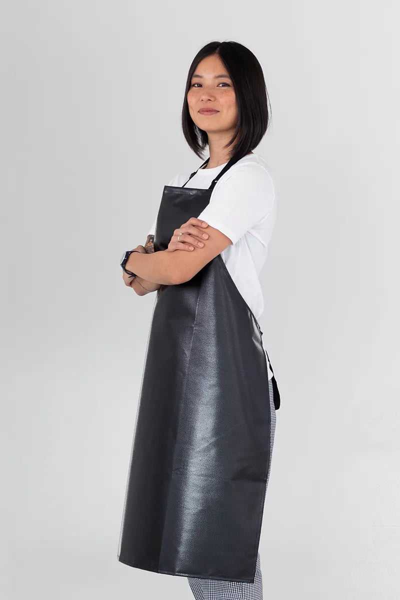 PVC Black Bib Apron