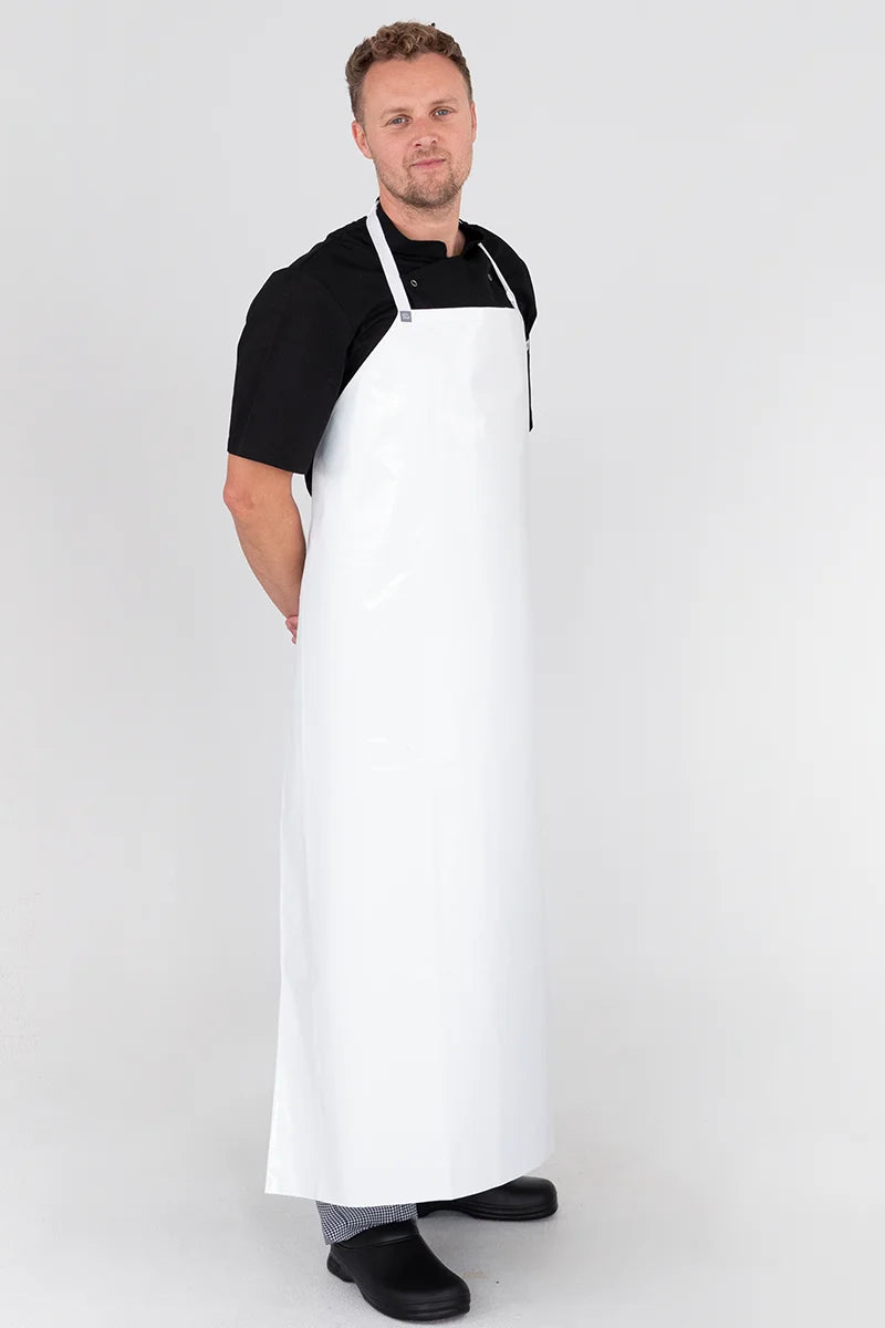 PVC White Bib Apron