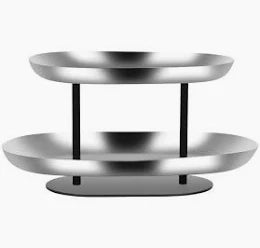 Seafood Stand 2-Tier Stainless Steel / Iron 385x260x195mm