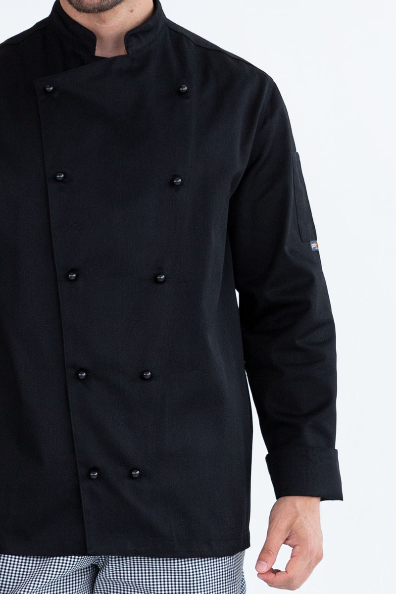 Prochef Jacket Black Long Sleeve | Classic Style