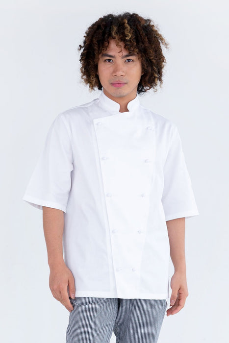 Prochef Chef Jacket White Short Sleeve