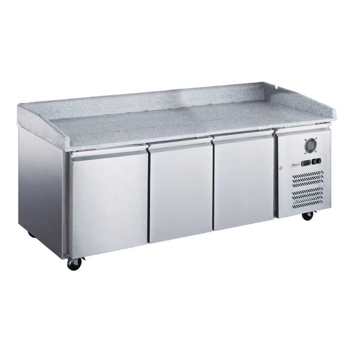 FED-X Three Door Standard Saladette On Castors