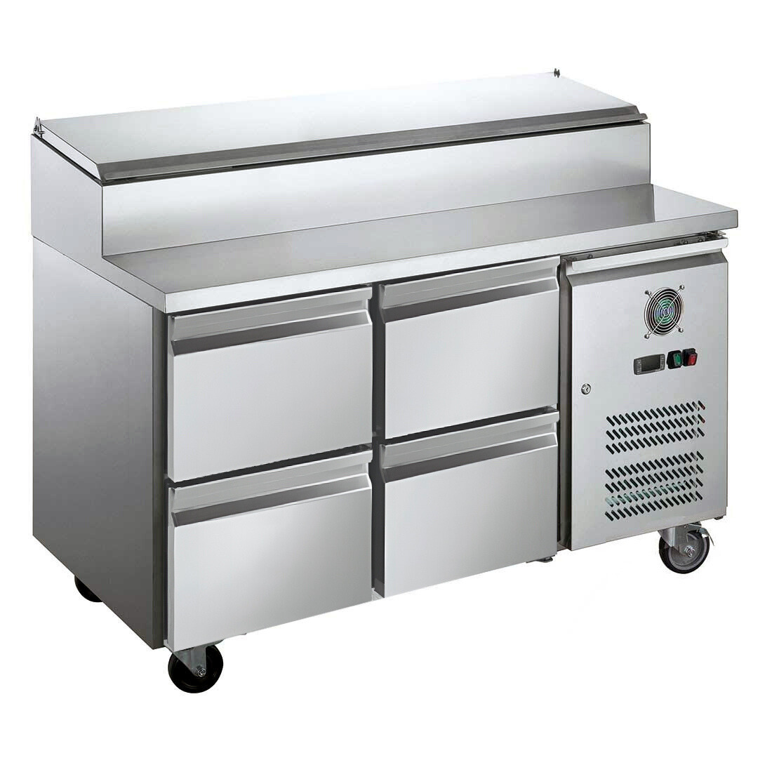 FED-X S/S Four Drawer Sandwich Counter