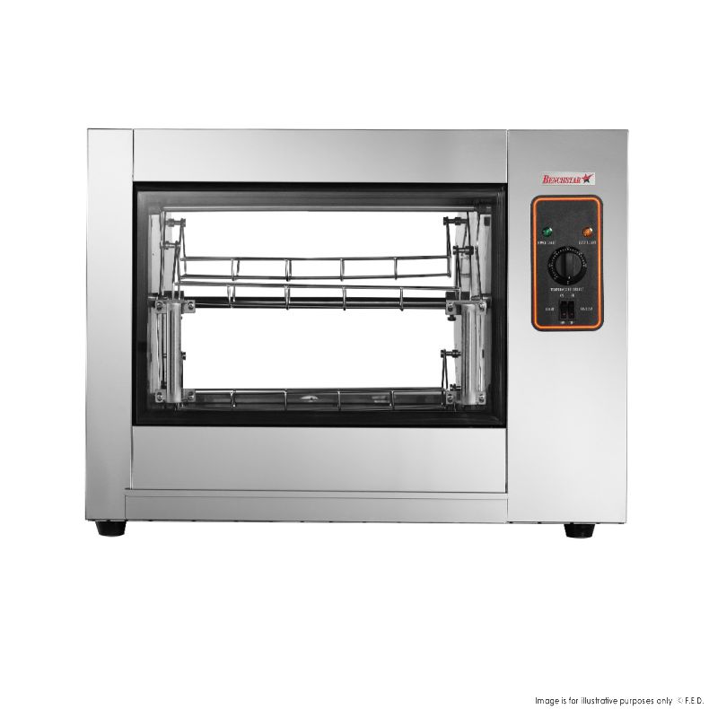 Benchstar Compact Heavy Duty Basket Rotisserie Fits 8-12 Birds YXD-266E