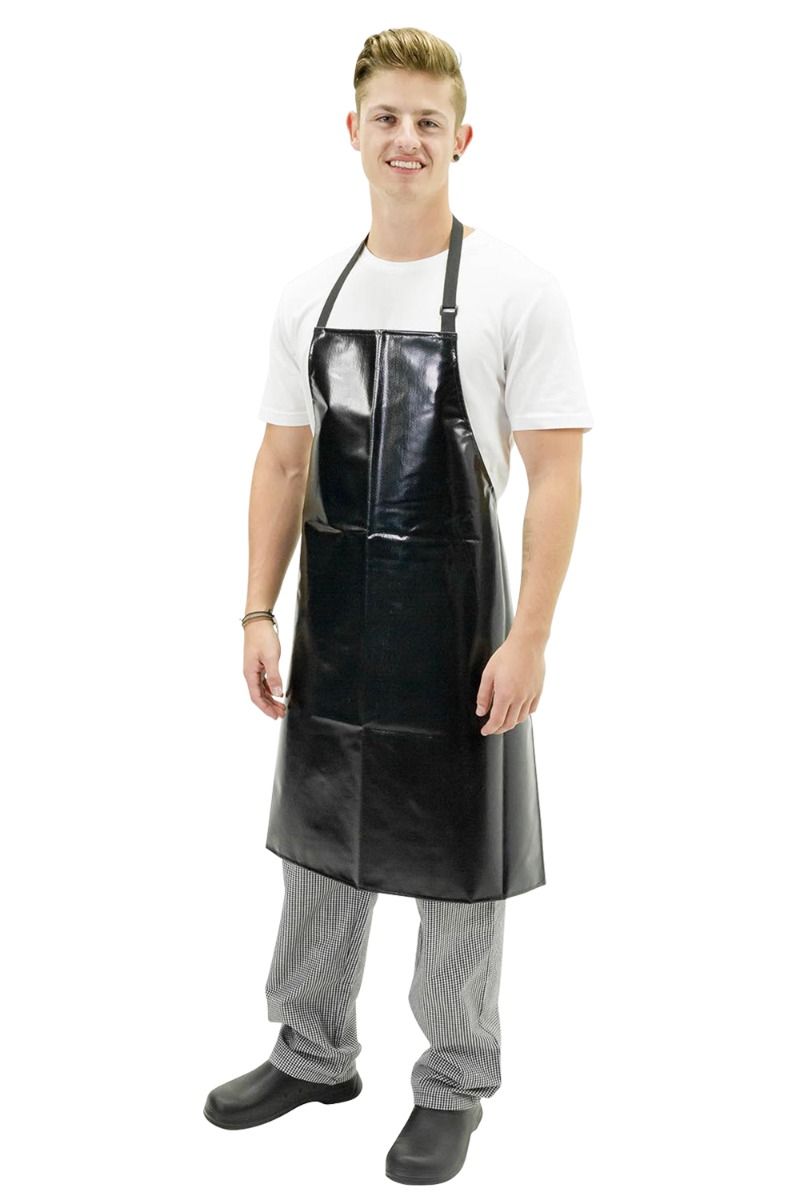 PVC Black Bib Apron