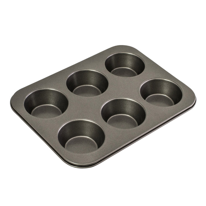 Bakemaster 6 Cup Large Muffin Tray