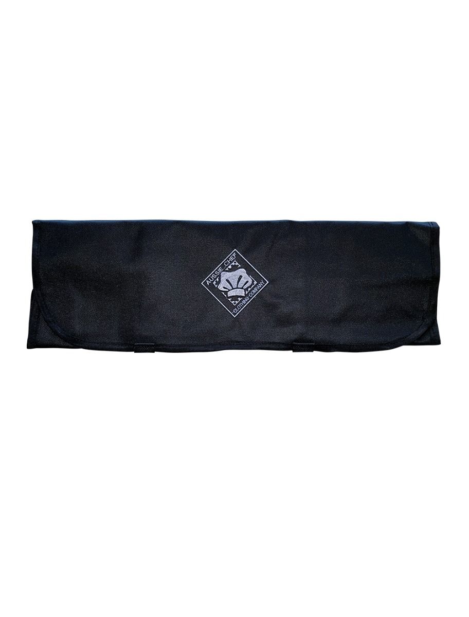 Aussie Chef Knife Wrap 10 Pocket Black