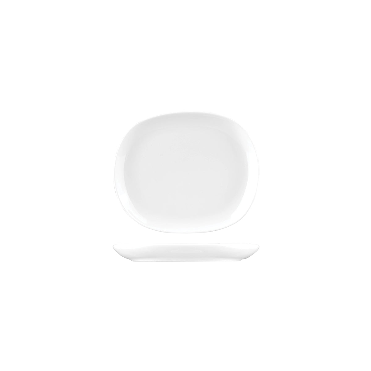 Ora White Oval Coupe Plate 170mm (6)