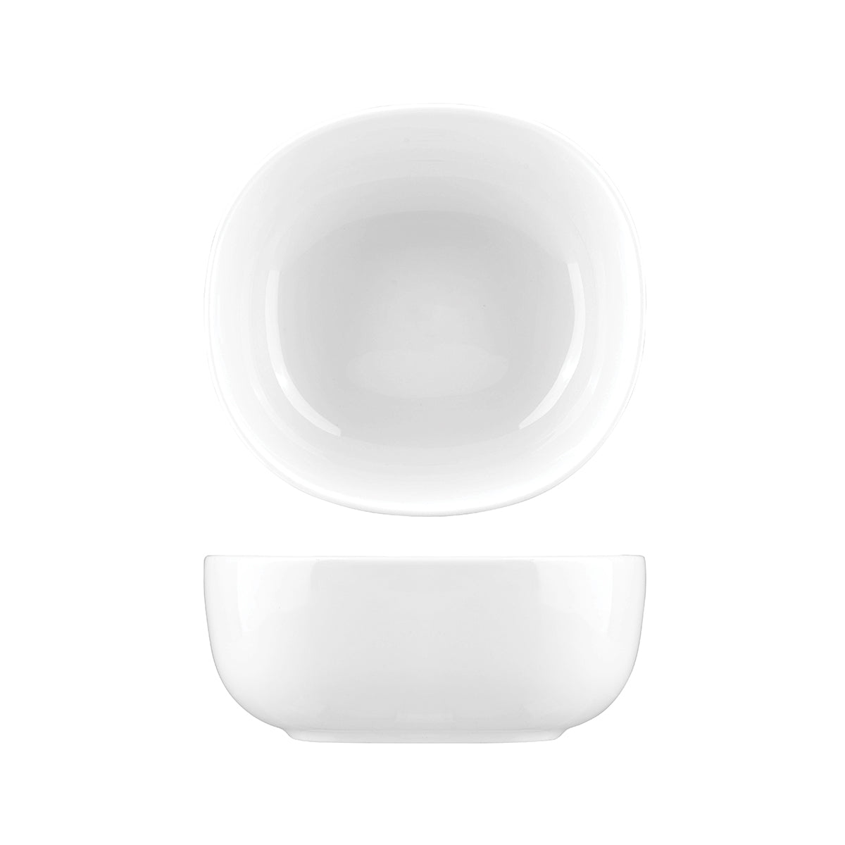 Ora White Deep Oval Bowl (2)