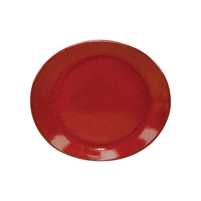 Artistica Oval Plate-210X190mm Reactive Red