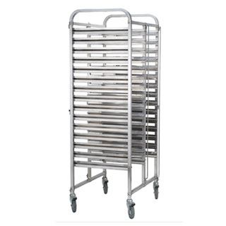 Stainless Steel 2 X 15 Tier GN Trolley