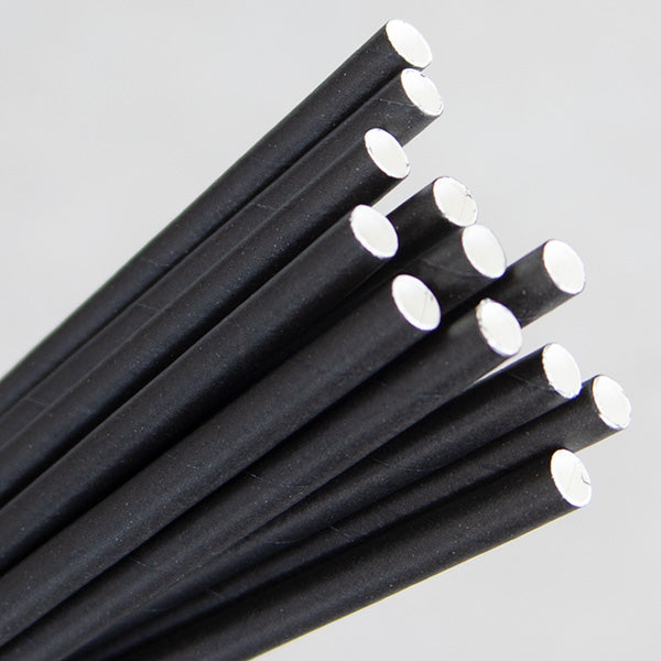 Eco Straw - Black REGULAR (2500 / Ctn)
