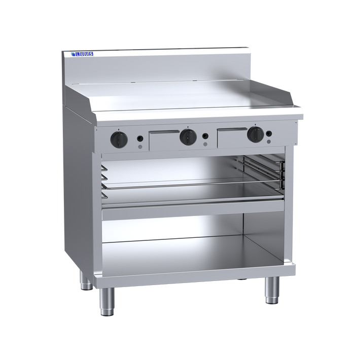 LUUS Professional Series Griddle 900mm with toaster on stand