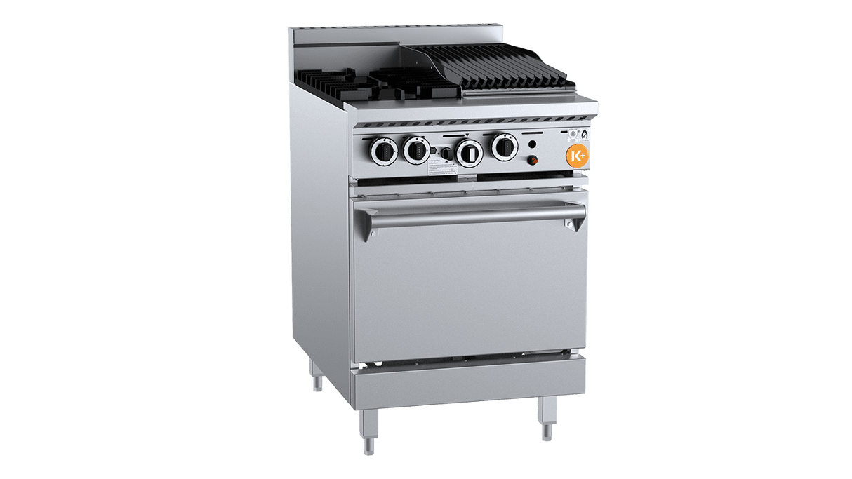 B+S K+ Oven 2 Burner 300mm Char Grill