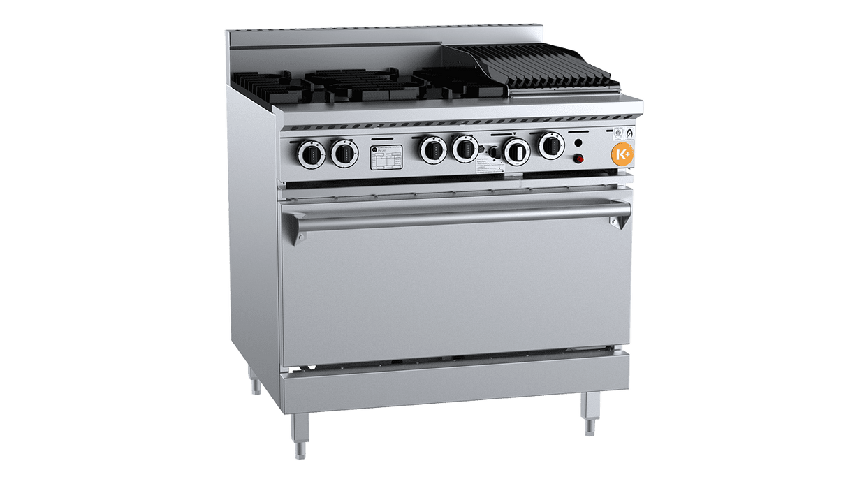 B+S K+ Oven 4 Burners 300mm Char Grill